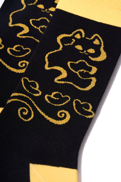 Maneki-neko/Lucky Cat |  FeliX Cotton Crew Socks Gift Box