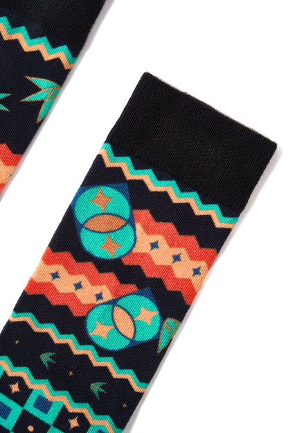 Lucky Bamboo |  FeliX Cotton Crew Socks Gift Box