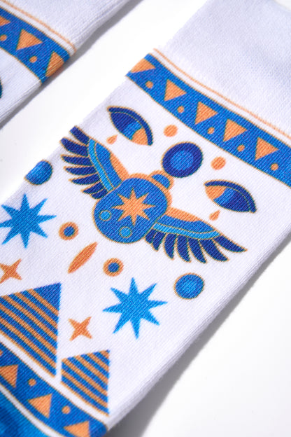 Ancient Egyptian Scarab Beetle |  FeliX Cotton Crew Socks Gift Box