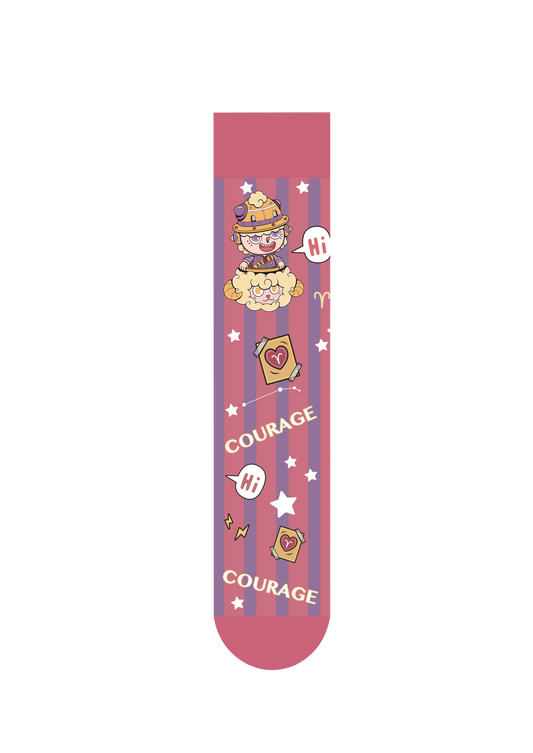 12 Zodiac-Aries | FeliX Astrology Cotton Crew Socks Gift Box