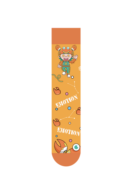 12 Zodiac-Cancer | FeliX Astrology Cotton Crew Socks Gift Box