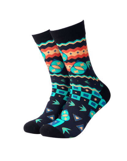 Lucky Bamboo |  FeliX Cotton Crew Socks Gift Box
