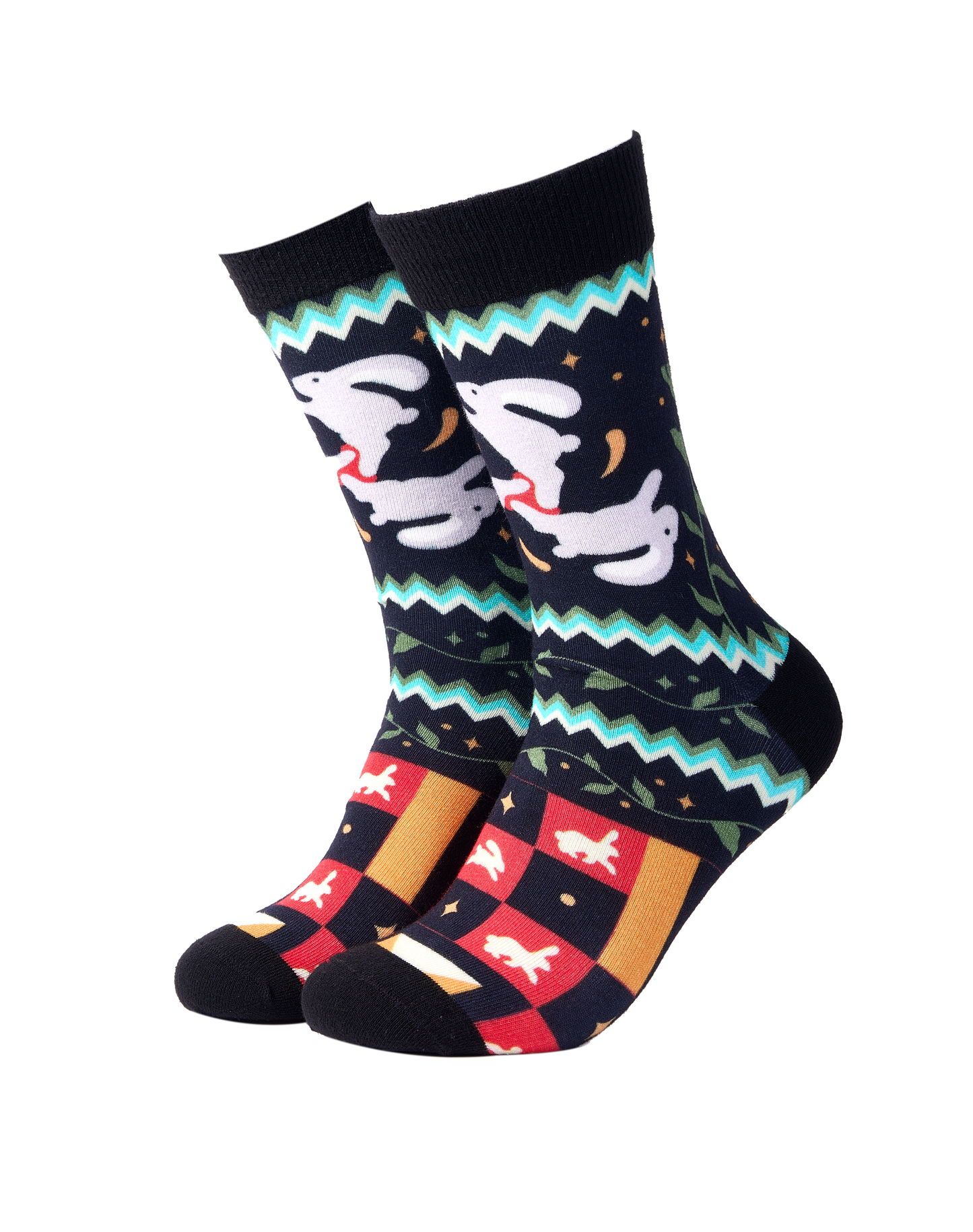 Lucky Rabbit’s Foot |  FeliX Cotton Crew Socks Gift Box