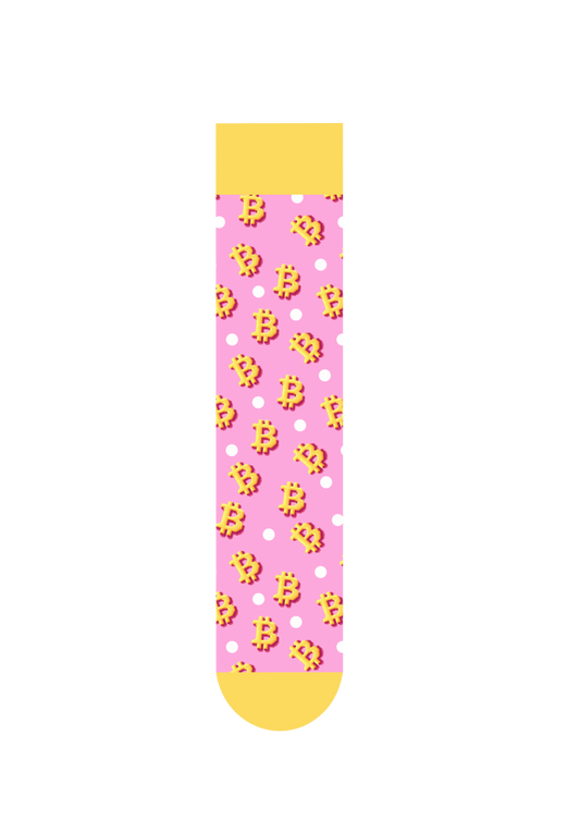 Bitcoin Cute | FeliX Crypto Wealth Cotton Crew Socks Gift Box