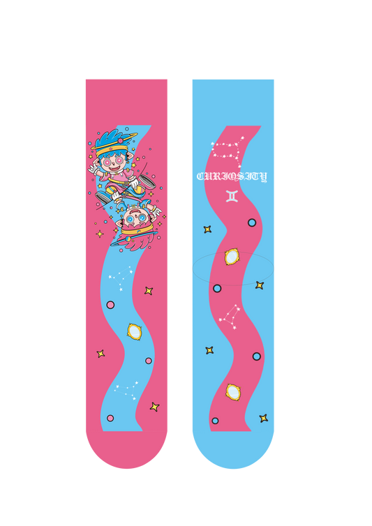 12 Zodiac-Gemini  | FeliX Astrology Cotton Crew Socks Gift Box