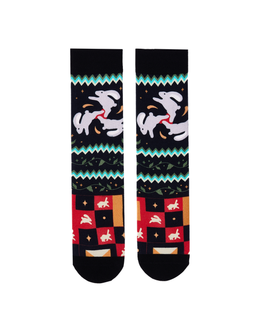Lucky Rabbit’s Foot |  FeliX Cotton Crew Socks Gift Box