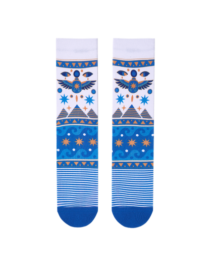 Ancient Egyptian Scarab Beetle |  FeliX Cotton Crew Socks Gift Box