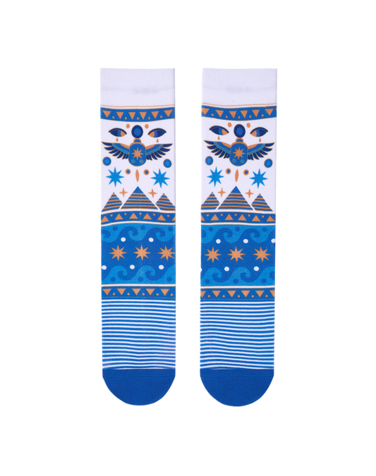 Ancient Egyptian Scarab Beetle |  FeliX Cotton Crew Socks Gift Box